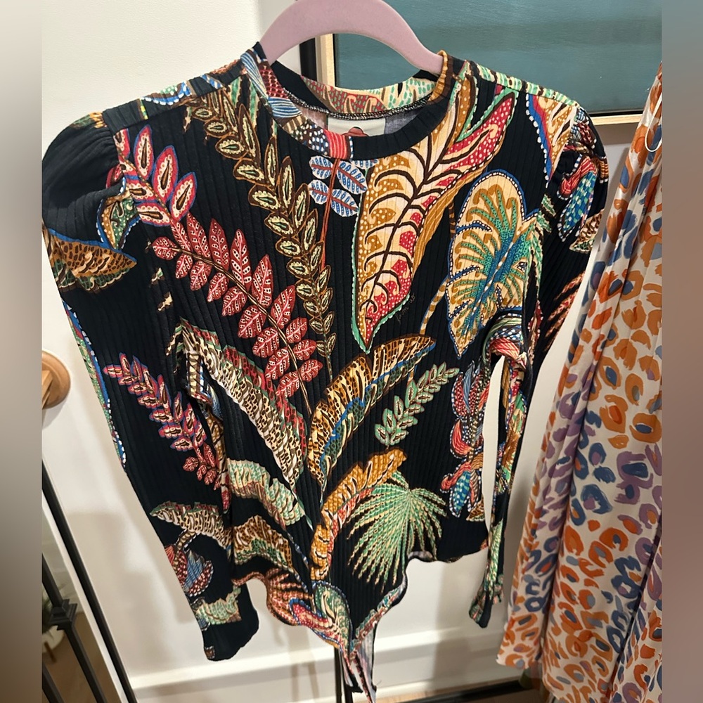 FARM Rio Multicolor Tropical Print Bodysuit